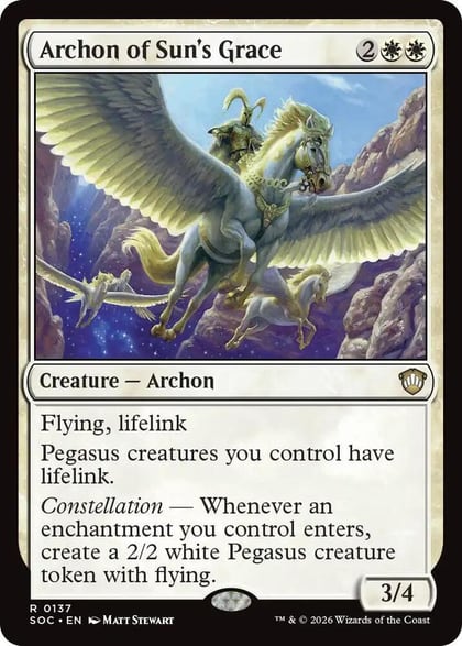Archon of Sun's Grace, Commander: Secrets of Strixhaven 137