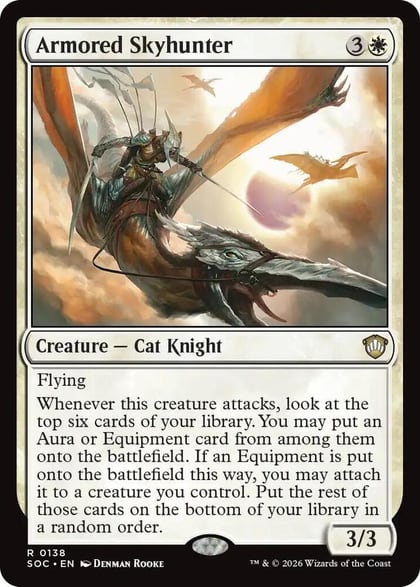 Armored Skyhunter, Commander: Secrets of Strixhaven 138