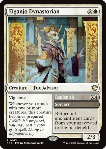 Eiganjo Dynastorian, Commander: Secrets of Strixhaven 13