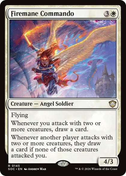 Firemane Commando, Commander: Secrets of Strixhaven 145