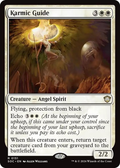 Karmic Guide, Commander: Secrets of Strixhaven 151