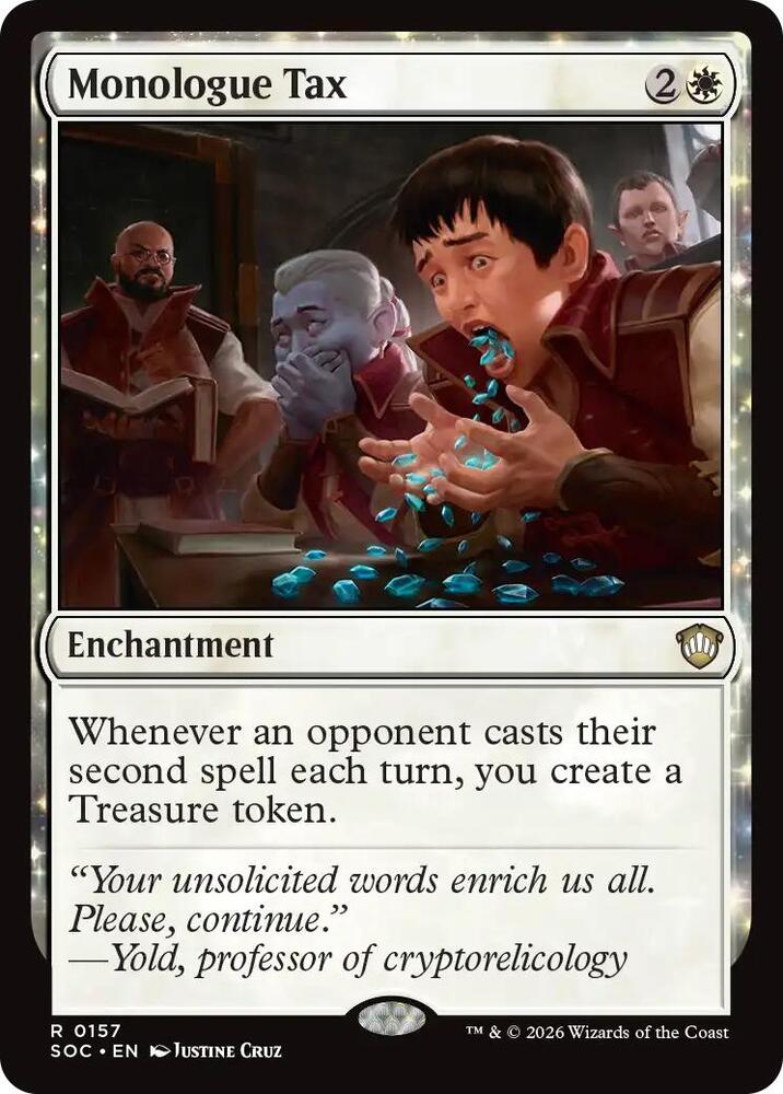 Monologue Tax, Commander: Secrets of Strixhaven 157