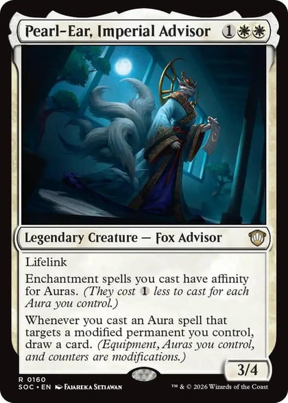 Pearl-Ear, Imperial Advisor, Commander: Secrets of Strixhaven 160