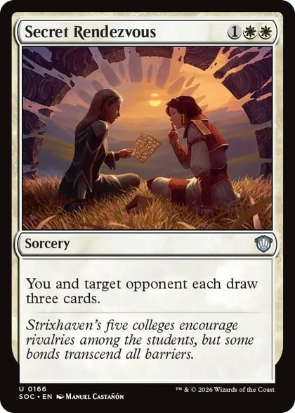 Secret Rendezvous, Commander: Secrets of Strixhaven 166