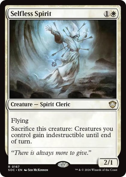 Selfless Spirit, Commander: Secrets of Strixhaven 167
