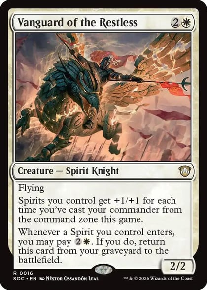 Vanguard of the Restless, Commander: Secrets of Strixhaven 16