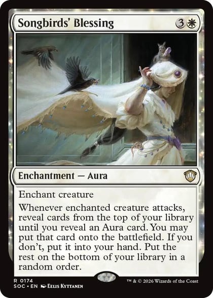 Songbirds' Blessing, Commander: Secrets of Strixhaven 174