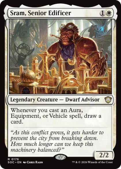 Sram, Senior Edificer, Commander: Secrets of Strixhaven 176