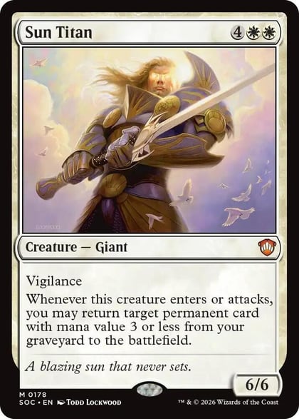 Sun Titan, Commander: Secrets of Strixhaven 178