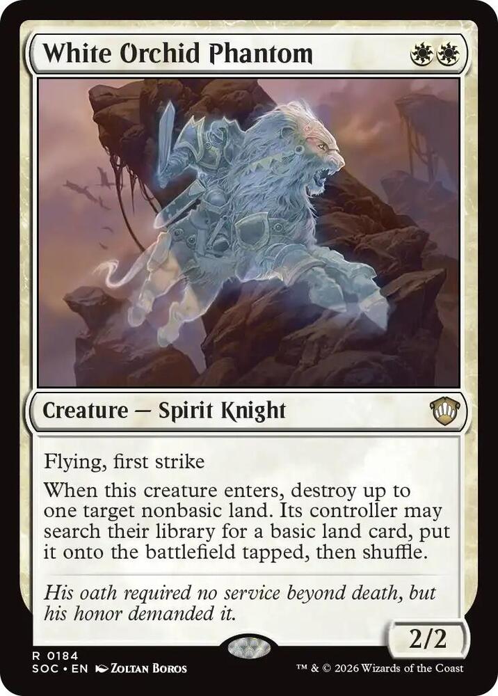 White Orchid Phantom, Commander: Secrets of Strixhaven 184