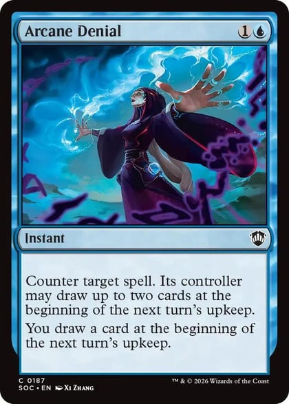 Arcane Denial, Commander: Secrets of Strixhaven 187