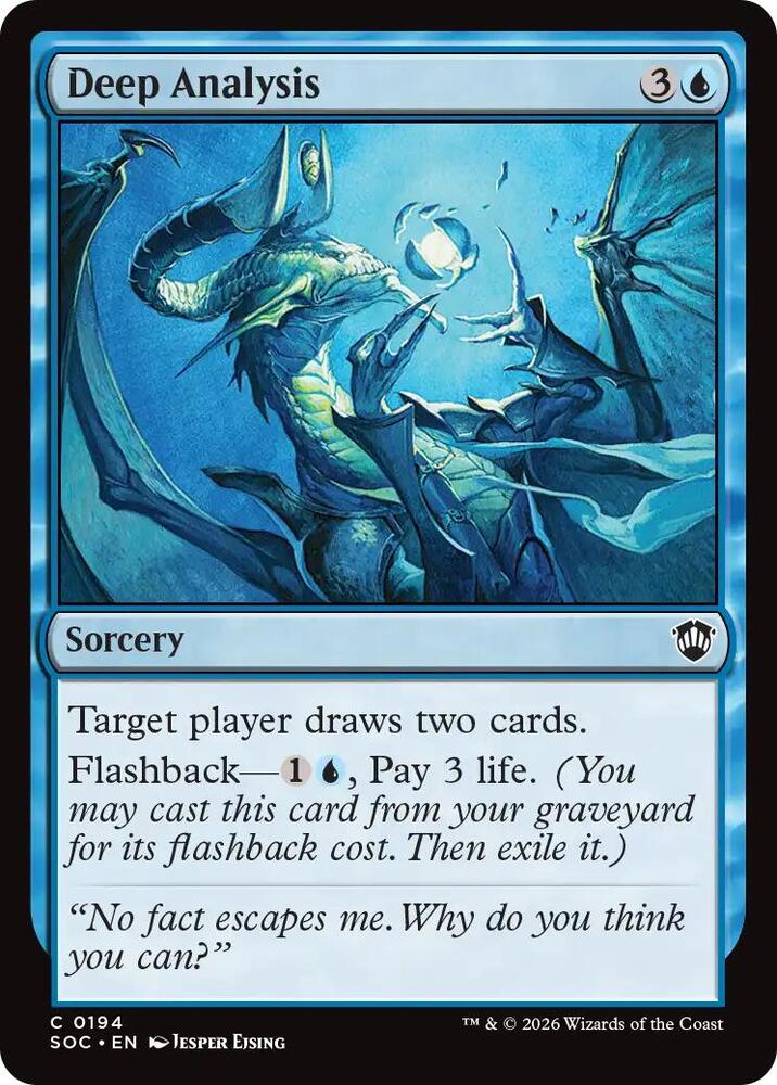 Deep Analysis, Commander: Secrets of Strixhaven 194