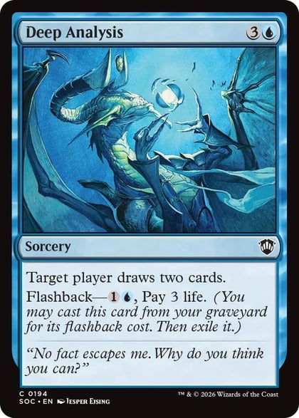 Deep Analysis, Commander: Secrets of Strixhaven 194