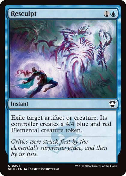 Resculpt, Commander: Secrets of Strixhaven 201