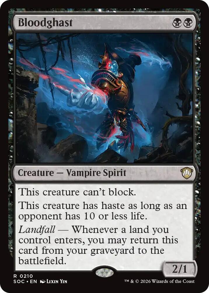 Bloodghast, Commander: Secrets of Strixhaven 210