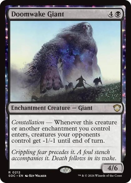 Doomwake Giant, Commander: Secrets of Strixhaven 212