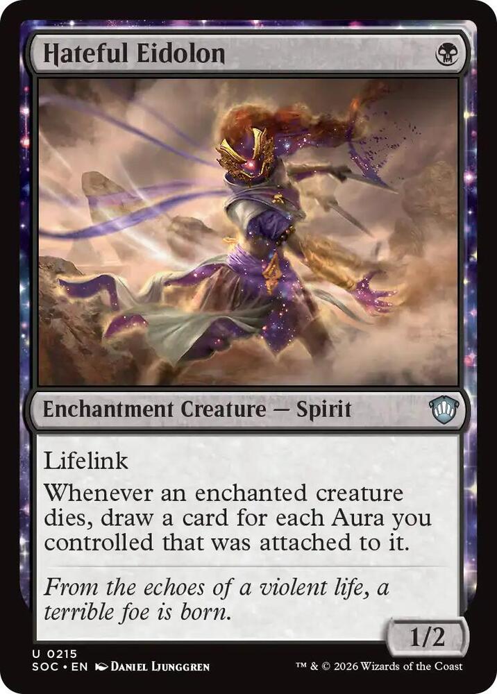 Hateful Eidolon, Commander: Secrets of Strixhaven 215
