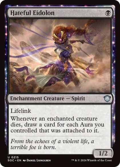 Hateful Eidolon, Commander: Secrets of Strixhaven 215