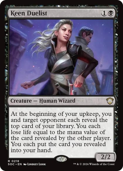 Keen Duelist, Commander: Secrets of Strixhaven 218
