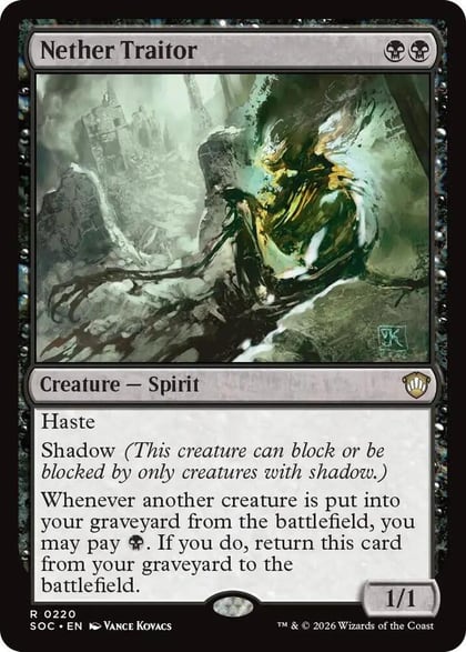 Nether Traitor, Commander: Secrets of Strixhaven 220