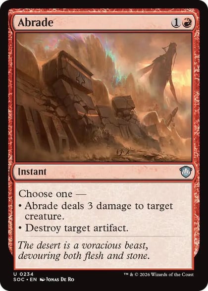 Abrade, Commander: Secrets of Strixhaven 234