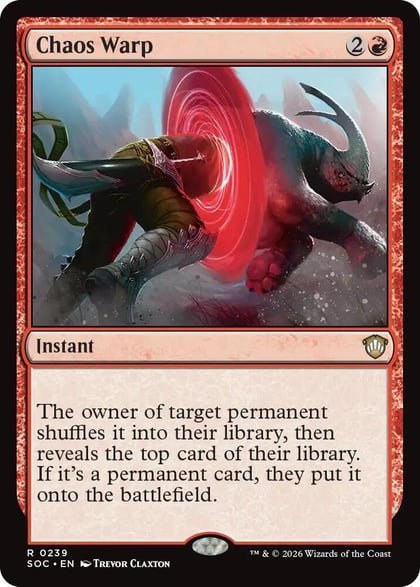 Chaos Warp, Commander: Secrets of Strixhaven 239