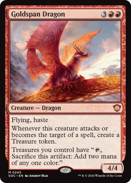 Goldspan Dragon, Commander: Secrets of Strixhaven 245