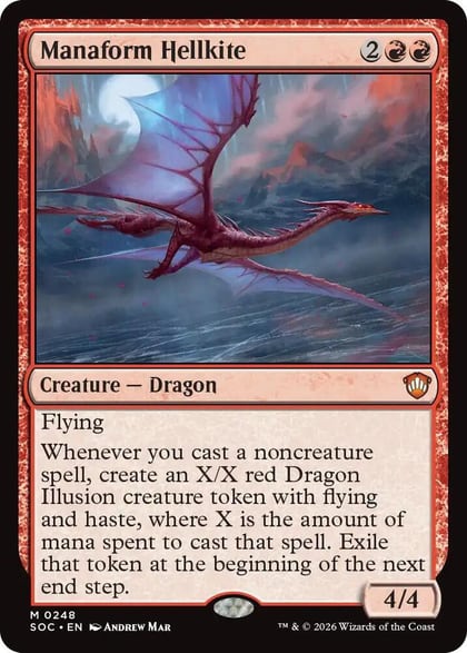 Manaform Hellkite, Commander: Secrets of Strixhaven 248
