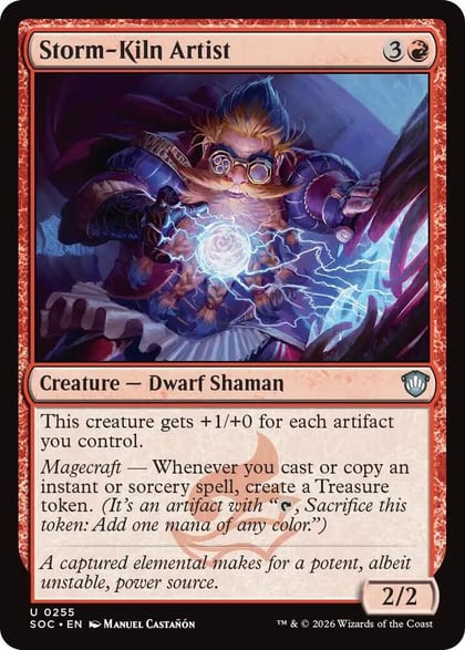Storm-Kiln Artist, Commander: Secrets of Strixhaven 255