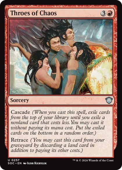Throes of Chaos, Commander: Secrets of Strixhaven 257