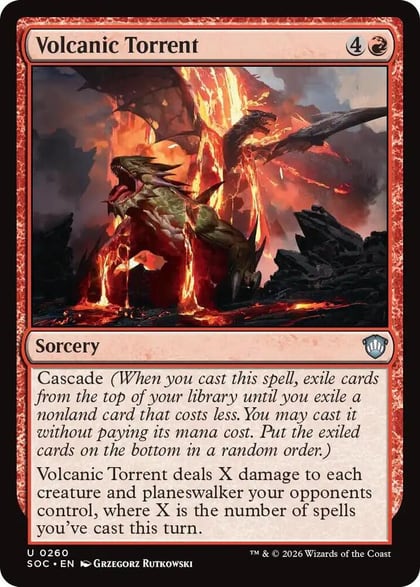 Volcanic Torrent, Commander: Secrets of Strixhaven 260