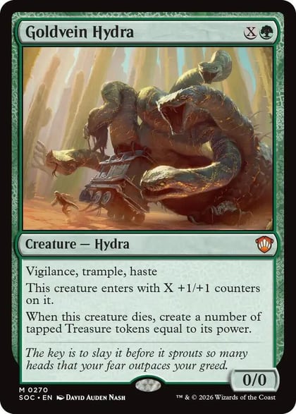 Goldvein Hydra, Commander: Secrets of Strixhaven 270