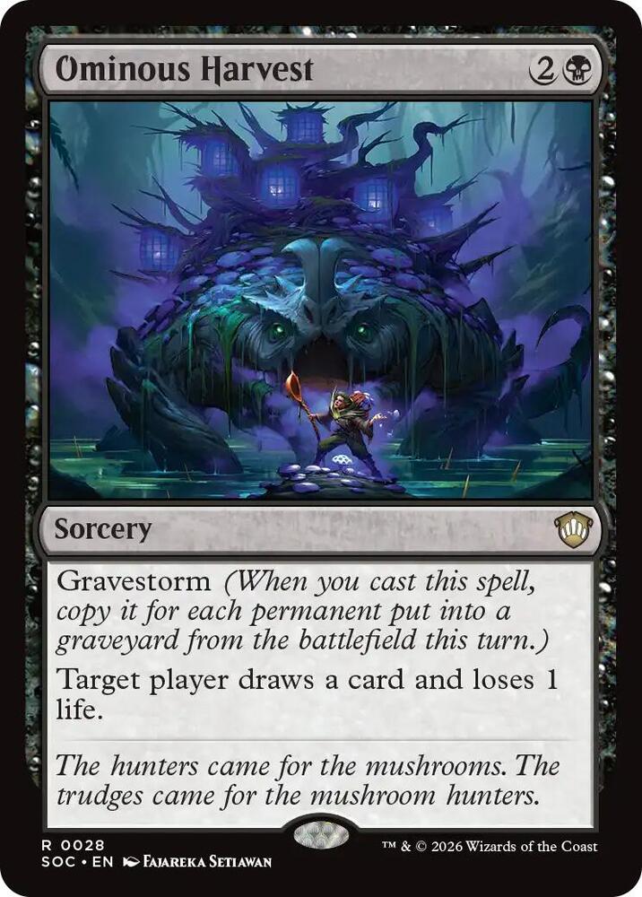 Ominous Harvest, Commander: Secrets of Strixhaven 28