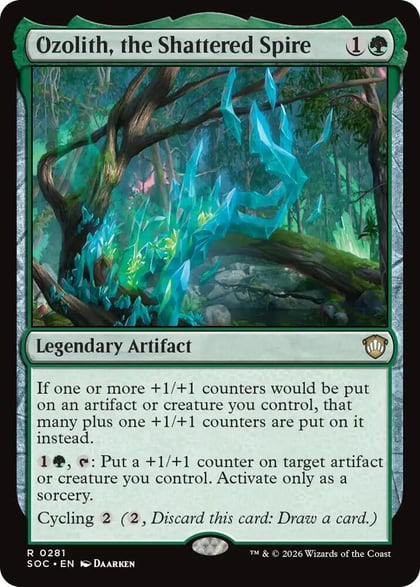 Ozolith, the Shattered Spire, Commander: Secrets of Strixhaven 281
