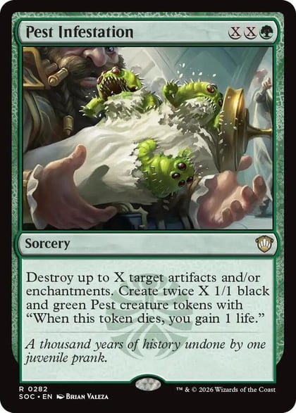 Pest Infestation, Commander: Secrets of Strixhaven 282