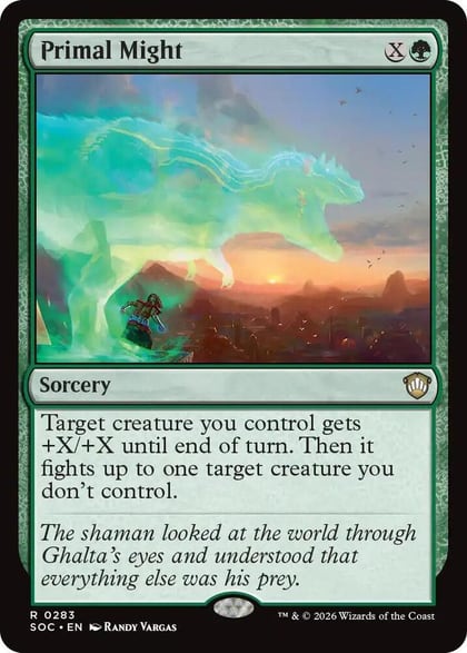 Primal Might, Commander: Secrets of Strixhaven 283