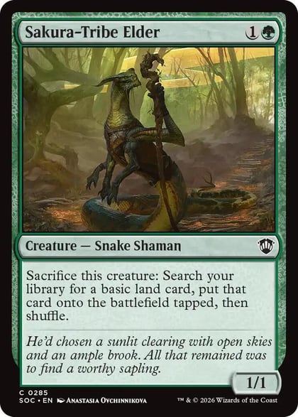 Sakura-Tribe Elder, Commander: Secrets of Strixhaven 285
