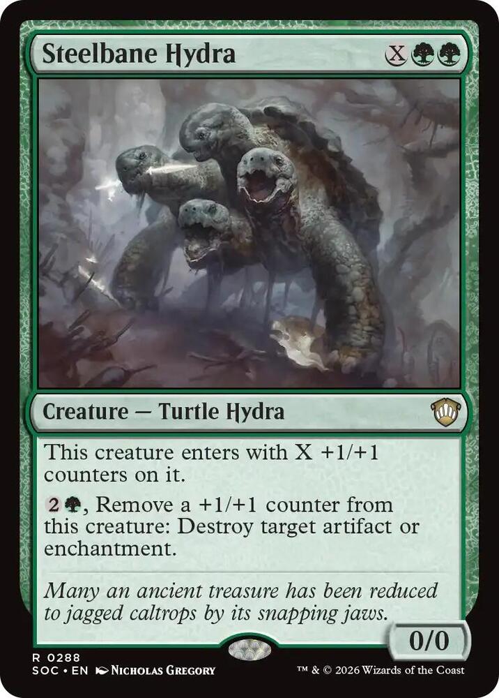 Steelbane Hydra, Commander: Secrets of Strixhaven 288