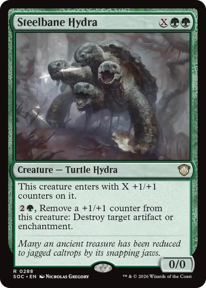 Steelbane Hydra, Commander: Secrets of Strixhaven 288