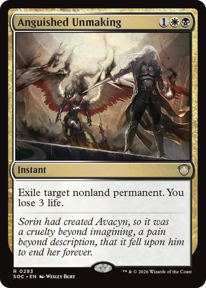 Anguished Unmaking, Commander: Secrets of Strixhaven 293
