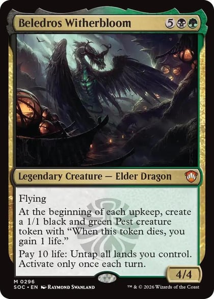 Beledros Witherbloom, Commander: Secrets of Strixhaven 296