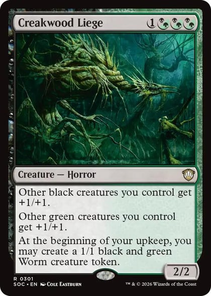 Creakwood Liege, Commander: Secrets of Strixhaven 301