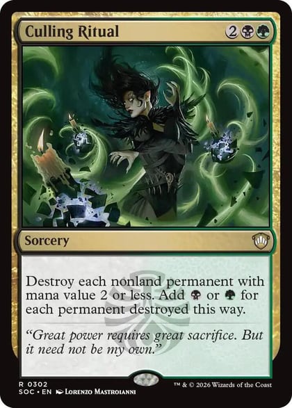 Culling Ritual, Commander: Secrets of Strixhaven 302