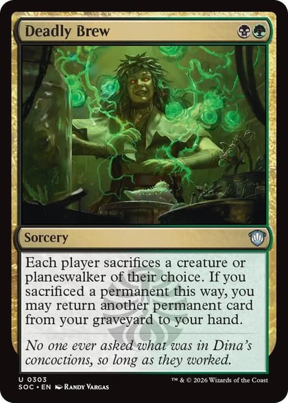 Deadly Brew, Commander: Secrets of Strixhaven 303