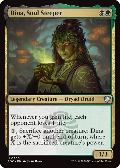 Dina, Soul Steeper, Commander: Secrets of Strixhaven 305
