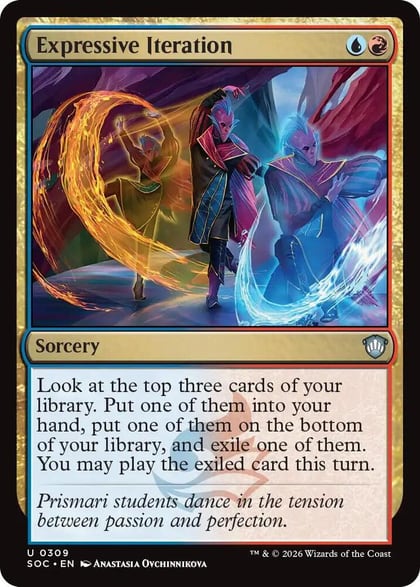 Expressive Iteration, Commander: Secrets of Strixhaven 309