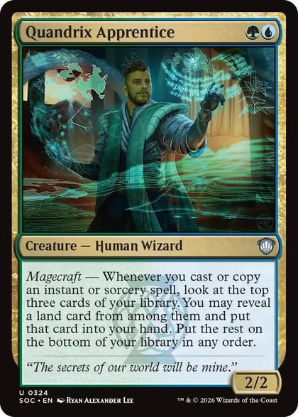 Quandrix Apprentice, Commander: Secrets of Strixhaven 324