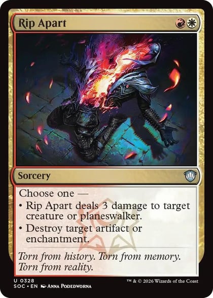 Rip Apart, Commander: Secrets of Strixhaven 328
