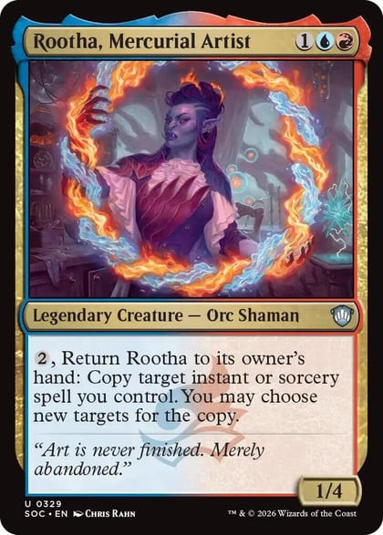 Rootha, Mercurial Artist, Commander: Secrets of Strixhaven 329