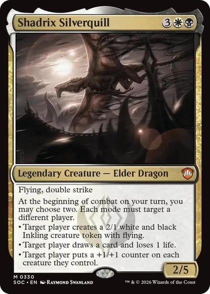 Shadrix Silverquill, Commander: Secrets of Strixhaven 330